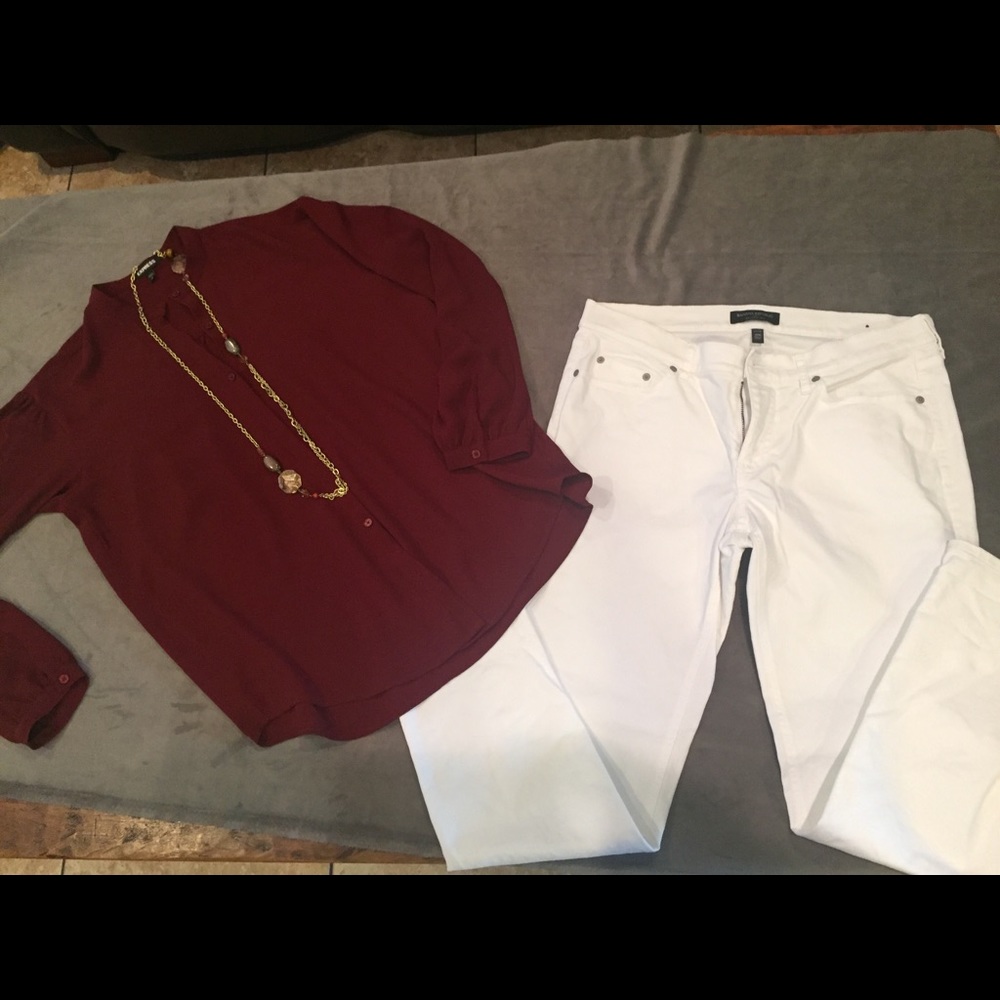 Merlot red tunic